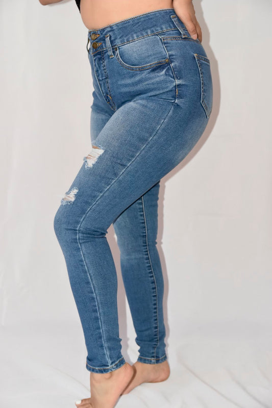 Amaya high-rise stretch skinny jean.