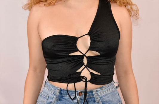 Casey One Shoulder Open Top.