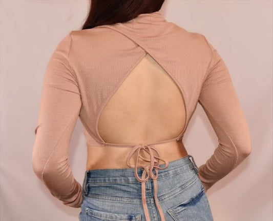 Audrey Mock Neckline Top.